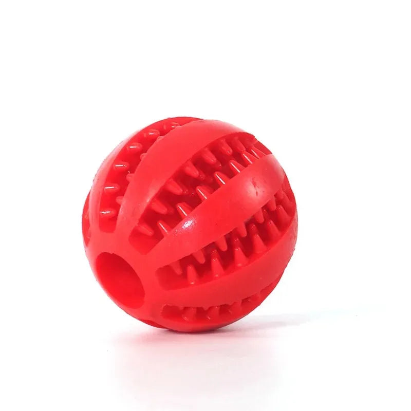 Natürlicher Gummi-Kauspielball für Hunde – Strapazierfähiger Zahnreinigungs- & Spielball mit Leckerli-Funktion