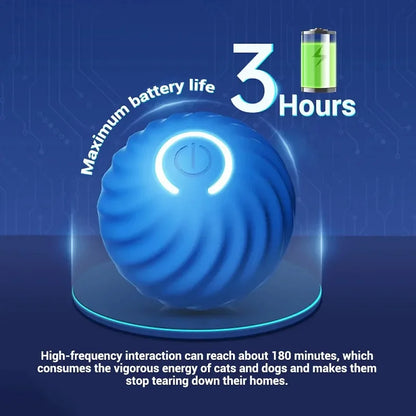 Automatisch springender & rollender Hunde-Spielball – USB-Ladung, interaktiv & bissfest