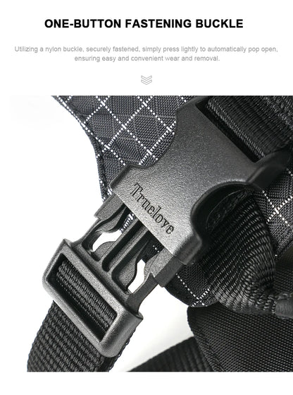 Truelove-Pet Harness with LED Light and Tracker