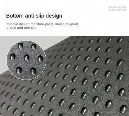 Wasserdichte Katzenstreu-Matte mit Doppelstruktur – Rutschfest & Waschbar
